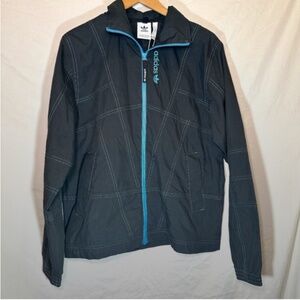 NEW Adidas Originals Men’s GD5605 Adventure Track LS Pockets Black Jacket Sz S